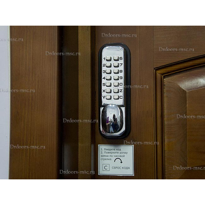 Пример работы по установке кодового замка Сириус 1002
