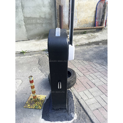 Установка шлагбаума от 070720 - монтаж фотоэлемента - пример работы
