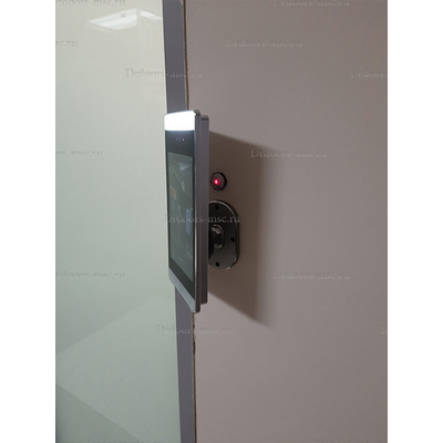 Установка СКУД с индификацией по геометрии лица от 310820 -терминал R20-Face (w8), вид сбоку - пример работы