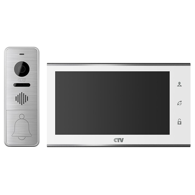 Комплект видеодомофона CTV-DP4705AHD W (белый) от CTV - характеристики, рекомендации и обзор устройства