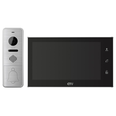 Комплект видеодомофона CTV-DP4706AHD B (чёрный) от CTV - характеристики, рекомендации и обзор устройства