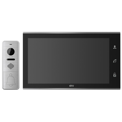 Комплект видеодомофона CTV-DP4105AHD B (чёрный) от CTV - характеристики, рекомендации и обзор устройства