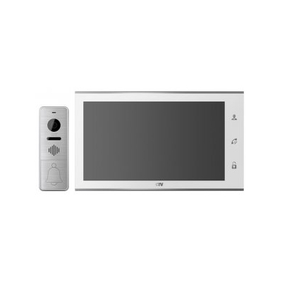 Комплект видеодомофона CTV-DP4105AHD W (белый) от CTV - характеристики, рекомендации и обзор устройства