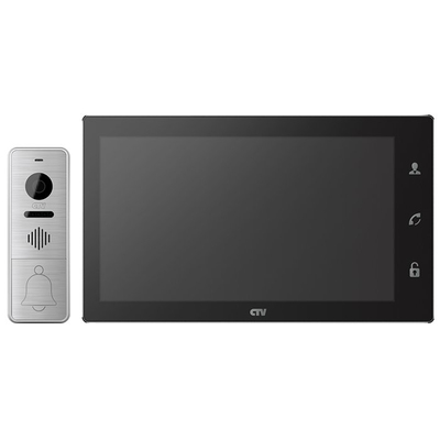 Комплект видеодомофона CTV-DP4106AHD B (чёрный) от CTV - характеристики, рекомендации и обзор устройства