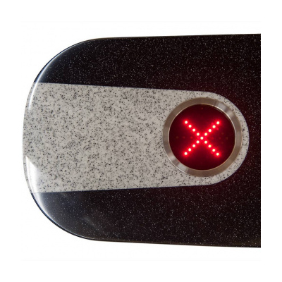 PERCo-TTD-03.1S– элементы конструкции, черная крышка, красный крест