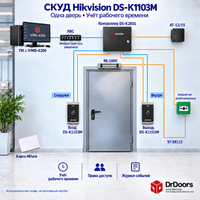 СКУД Hikvision с картами Mifare