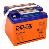 Аккумулятор Delta GEL 12-45 от Delta — характеристики, рекомендации и обзор устройства