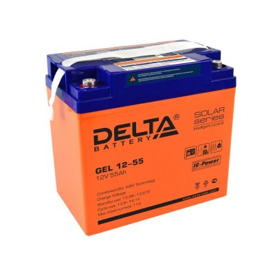 Аккумулятор Delta GEL 12-55  от Delta — характеристики, рекомендации и обзор устройства