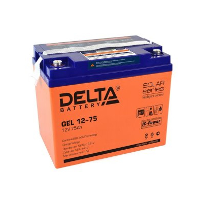 Аккумулятор Delta GEL 12-75 от Delta — характеристики, рекомендации и обзор устройства