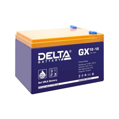 Аккумулятор Delta GX 12-12 от Delta — характеристики, рекомендации и обзор устройства