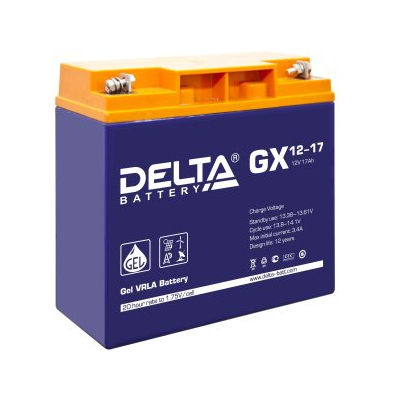Аккумулятор Delta GX 12-17  от Delta — характеристики, рекомендации и обзор устройства