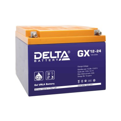 Аккумулятор Delta GX 12-24 от Delta — характеристики, рекомендации и обзор устройства