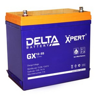 Аккумулятор Delta GX 12-55 от Delta — характеристики, рекомендации и обзор устройства