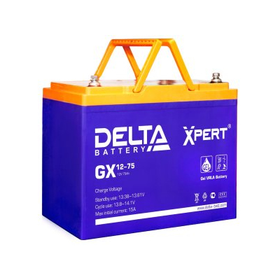Аккумулятор Delta GX 12-75  от Delta — характеристики, рекомендации и обзор устройства