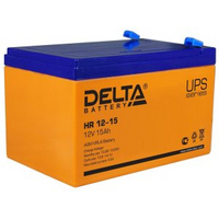 Аккумулятор Delta HR 12-15 от Delta — характеристики, рекомендации и обзор устройства