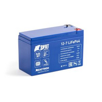 Аккумулятор Skat i-Battery 12-7 LiFePo4 (645) от Бастион — характеристики, рекомендации и обзор устройства