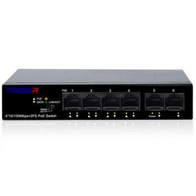 Коммутатор TR-NS1106-60-4POE от Trassir – 5 294 рублей | Характеристики, рекомендации и обзор устройства