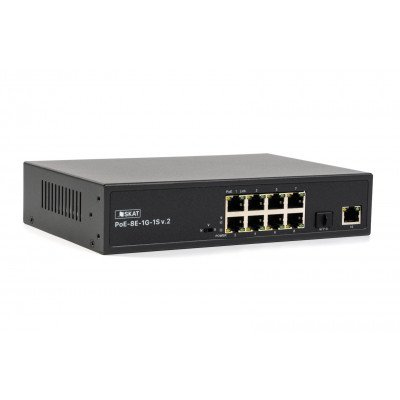 Коммутатор SKAT PoE-8E-1G-1S v.2 (4074) от Бастион – 12 200 рублей | Характеристики, рекомендации и обзор устройства