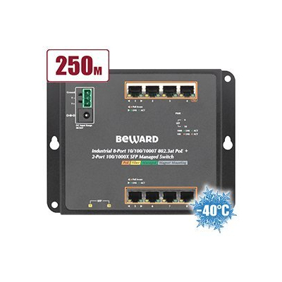 Коммутатор STWP-0802HP от Beward – 48 200 рублей | Характеристики, рекомендации и обзор устройства