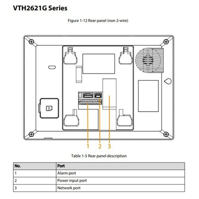 IP-видеодомофон DHI-VTH2621G-WP от Dahua - схема
