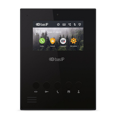 IP-видеодомофон BAS-IP AU-04LAF BLACK - характеристики, рекомендации и обзор устройства