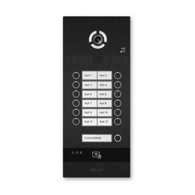 Вызывная панель IP-домофона BI-12FBI BLACK от BAS-IP