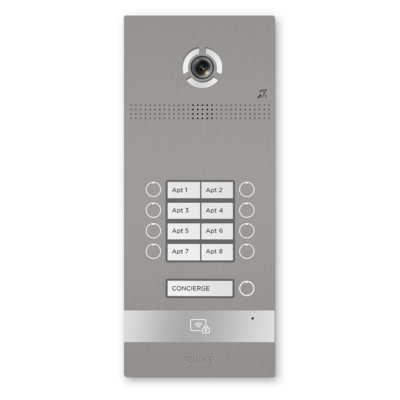 Вызывная панель IP-домофона BI-08FBI SILVER от BAS-IP