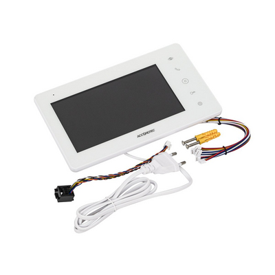 Монитор домофона цветной AT-VD720W WH от AccordTec - комплект