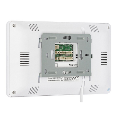 Монитор домофона цветной AT-VD720W WH от AccordTec - вид сзади