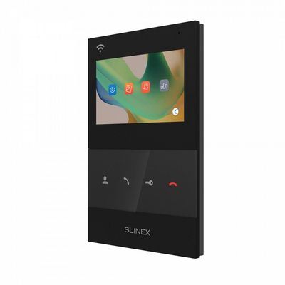 Монитор домофона цветной SQ-04N Cloud Black от Slinex - вид сбоку