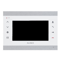 Монитор домофона цветной с функцией «свободные руки» SL-07N Cloud (Silver+White) от Slinex