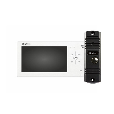 Комплект видеодомофона VM-7.0 (w)+ DS-700L (черный) от Optimus