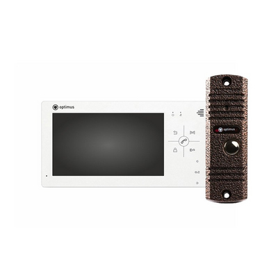 Комплект видеодомофона VM-7.0 (w)+ DS-700L (медь) от Optimus