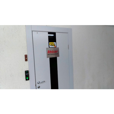 Считыватель-контроллер биометрический ST-FR031EM от Smartec - пример монтажа СКУД