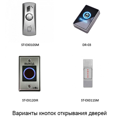 Варианты кнопок открывания
