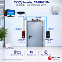 Сетевая СКУД с ST-FR031EM и TimexFree