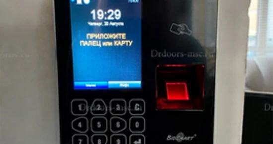 Пример работы по установке терминала УРВ BioSmart от 180820