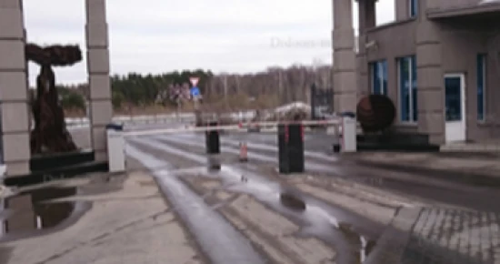 Пример работы по установке шлагбаума на территории гостинично-развлекательного комплекса от 260220