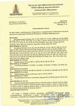 CD-TM01 сертификат соответсвия