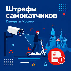 Почти 400 камер начали фиксировать нарушения самокатчиков в Москве