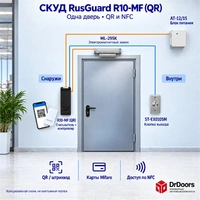 Автономная СКУД RusGuard | Идентификация по QR и Штрих-коду