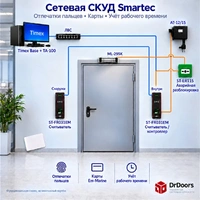 Сетевой СКУД Smartec | Биометрическая идентификация по отпечаткам
