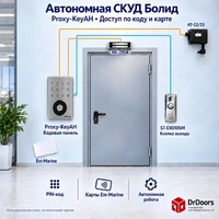 Автономный СКУД BOLID на 1 дверь с Proxy-KeyAH