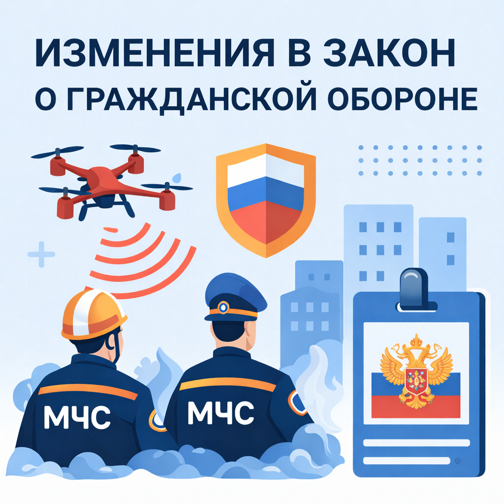 Вступили в силу изменения в Федеральный закон «О гражданской обороне»
