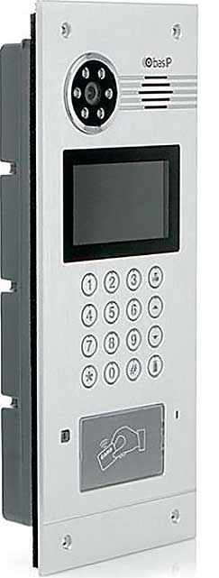 Многоабонентская вызывная IP-панель BAS-IP AA-07B Stainless Steel